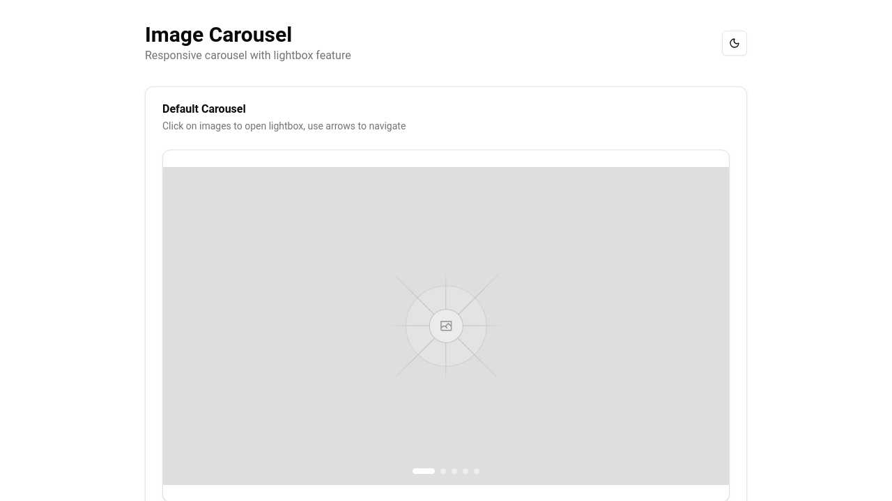 Image Carousel thumbnail
