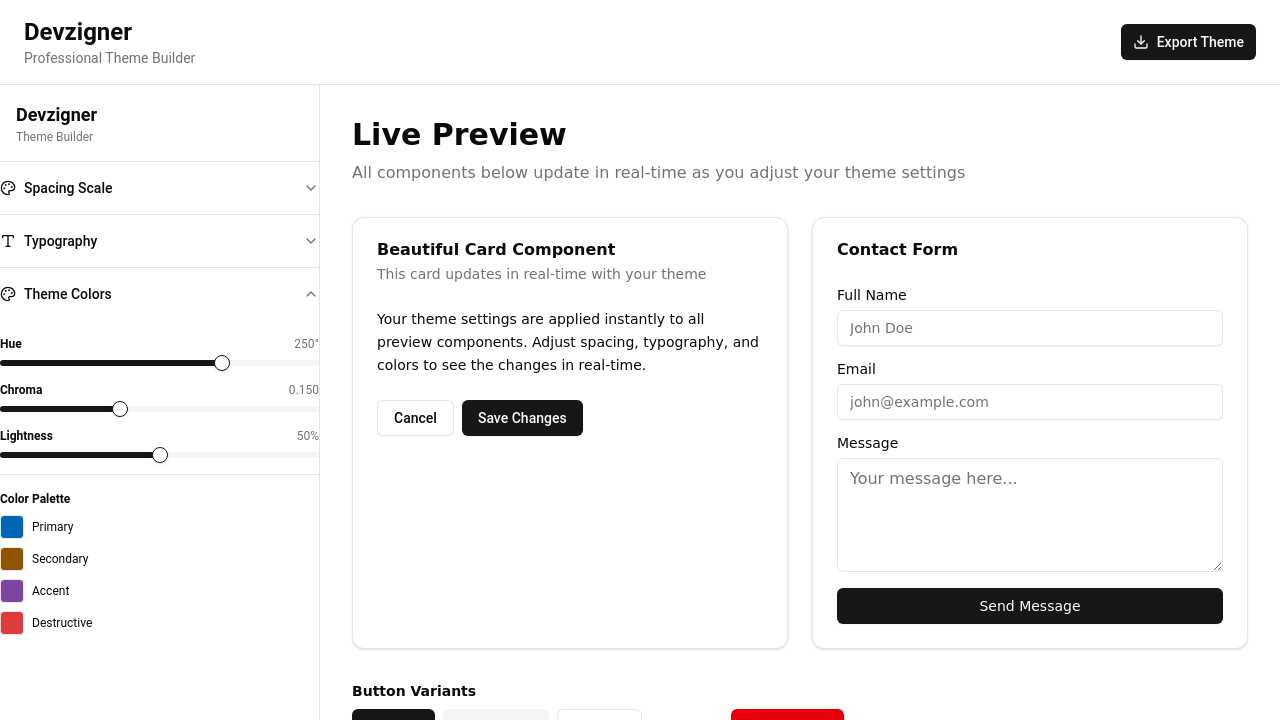 Theme Builder - Devzigner thumbnail