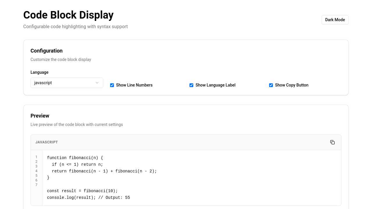 Code Block Display thumbnail